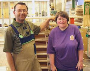 Zwei Werkstattbeschäftigte